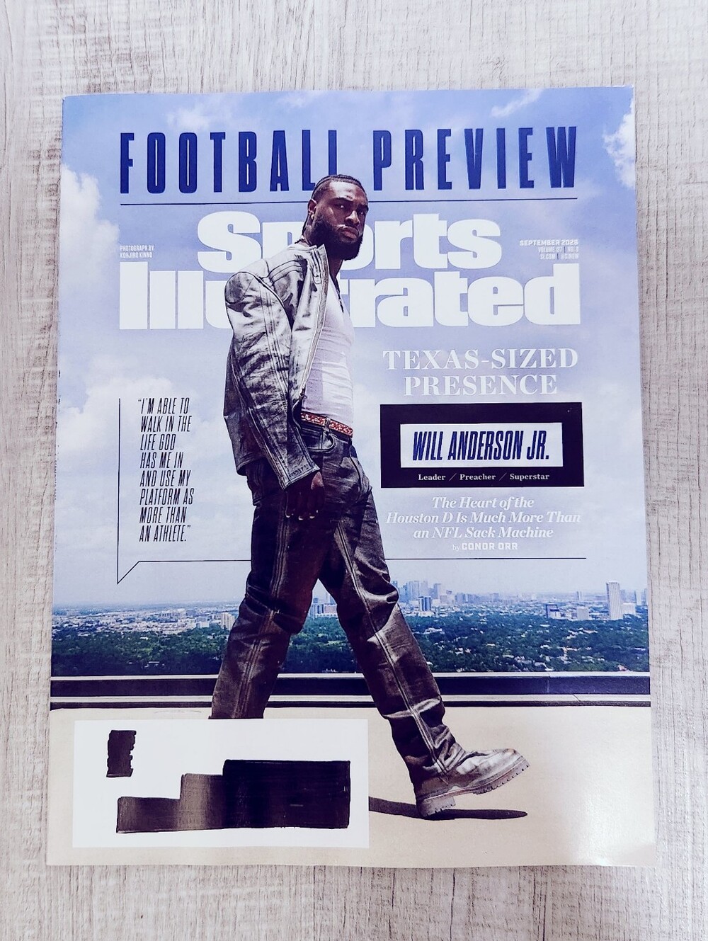 🍭7/$15 Sports Illuminated Magazine September 2026 Will Anderson Jr